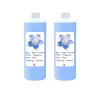 Solución De Limpieza De Fregona Robotizada De 1 Litro, Compatible Con ECOVACS T20 T30 X2 X1 T10S N9, Recarga Premium Con Fórmula De Carillón De Viento Azul(2PCS)