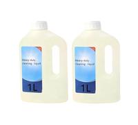 Solución De Limpieza De Pisos De Descontaminación Pesada De 2 Botellas De 1 Litro For Trapeador Robot, Recarga Premium Compatible Con Ecovacs Deebot X11 X9 T80 T50 Series