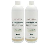 Solución De Limpieza De Suelos. Compatible For Midea Aspiradora Y Robot De Barrido En Seco Y Húmedo De Todas Las Series. Botella 450ml Con Aroma A Jazmín(2 pcs)