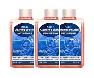 Solución De Limpieza For Afeitadora De 300ml, Compatible Con Braun Series 3/5/7/8/9 CCR2 CCR4, Líquido De Recarga De Cartucho De Limpieza For Afeitadora(3 pcs)