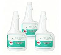 Solución de limpieza for robots aspiradores, 473 ml, segura for mascotas y niños, compatible con Eufy, for modelos RoboVac S1 S2 X10 Pro Omni E20 E25 E28(3PCS)