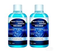 Solución De Limpieza Para Maquinilla De 250 Ml, Compatible Con Braun CCR2 CCR4 Clean & Renew Cartuchos De Recarga, Limpie Su Afeitadora, Elimina Restos De Cabello Y Partículas De Piel(2 pcs)