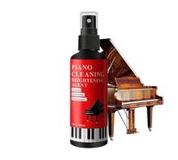 Solución de limpieza para teclas de piano - removedor de manchas de 100 ml, producto profesional para el cuidado del piano, limpiador protector seguro | Perfecto para estudio en casa Mantenimiento