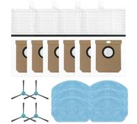 Solución de limpieza todo en uno para filtros de repuesto Conga 7690 Immortal Max Home M, paños de fregona, bolsas de polvo y cepillos laterales para tu hogar