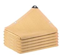 Solución de parasol para exteriores, 99 % de protección UV, tela de sombra beige, transpirable, resistente al desgarro, para jardín, pérgola, patio, plantas, invernadero, gallinero (6.6 x 36 pies)