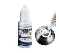 Solución de prueba de acero inoxidable: reactivo de identificación rápida para grados 201 202 301 304 | Probador analítico de autenticidad de metal líquido para control de calidad 15 ml