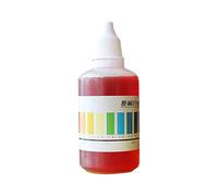 Solución de prueba de pH - 50 ml de reactivo de prueba para piscina | H para piscina, acuario, spa, agua potable, hidroponía, tanque de peces, consumo de laboratorio, análisis de calidad del