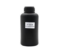Solución de Recubrimiento de Tinta para Impresora de Plataforma Compatible con Metal acrílico Madera cerámica PP plástico PC Materiales PE Pretratamiento de fluidos de la Impresora(500ml-PP Plastic)