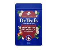 "Solución de remojo de té salado de Epsom puro, manteca de karité y aceite de almendra, 3 Lbs"