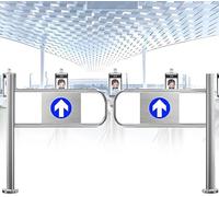 Solución de seguridad de entrada manual con resorte para mercados, tiendas y bibliotecas. Control de acceso duradero con diseño de seguridad para una mayor protección
