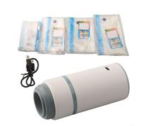 Solución de sellado al vacío fiable Máquina recargable acompañada de 15 bolsas reutilizables para mantener alimentos eficientemente (A: bombas eléctricas+15bolsas (5 * 21x22+5 * 26X28+5 * 30X34))