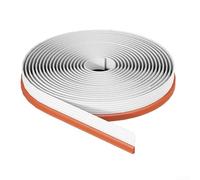 Solución de sellado de ventanas con un enfoque en la durabilidad, 4 m de innovador diseño TPE de infiltración de aire frío (blanco naranja)