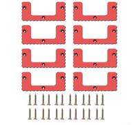 Solución de tacos de montaje para sistema de embalaje que permite un almacenamiento vertical seguro de cajas de herramientas en múltiples (8 piezas)