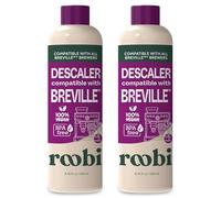 Solución descalcificadora compatible Breville. Especialmente formulada para limpiar y descalcificar tu máquina de café espresso Breville. 2 usos por botella, paquete de 2. Kit de descalcificador