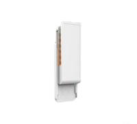 Solución eficiente de gestión de cables, soporte de pared para regletas de alimentación, enrutadores y controles remotos (blanco)