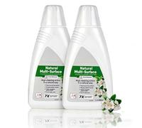 Solución for Limpieza de Suelos, 1L Fragancia de Gardenia Concentrada, Limpieza Profunda, Ingredientes a Base de Plantas, Compatible con Bissell Aspiradoras Escobas Húmedo/Seco(2 Bottle)