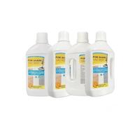 Solución Limpiadora For Suelos De Madera For Aspiradora 1L Con Aroma A Cítricos. Compatible Con SHARK Matrix Plus, VM180, UM200, UM205, AV2001WD, AV2700ZE, AV2610WA(4pcs)