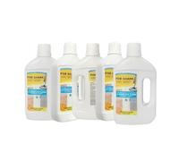 Solución Limpiadora For Suelos De Madera For Aspiradora 1L Con Aroma A Cítricos. Compatible Con SHARK Matrix Plus, AI Ultra, RV2310AE, WD261, AW261, WD161, WD200, VM200C.(5pcs)