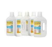 Solución Limpiadora For Suelos De Madera For Aspiradora 1L Con Aroma A Cítricos. Compatible Con SHARK WD201,S2001,WD100,AV2001WD AI,RV2310AE Matrix, WD101, WD201,VM252(5pcs)