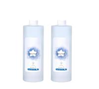 Solución líquida for limpieza de suelos de 1 l, compatible con ECOVACS Deebot Ozmo Liquid T20 N9＋T10 OMNI/T10 TURBO/X1 OMNI/X1 TURBO(2pcs)