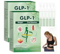 SolucióN Oral De Glp-1, Gotas De Suplemento Natural De Glp-1, Gotas De Moringa para Mujeres Y Hombres,2box