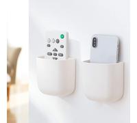 Solución organizativa eficiente para sus mandos a distancia y más, soporte universal para mandos con fuerte adhesión, montaje autoadhesivo para
