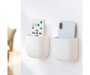 Solución organizativa eficiente para sus mandos a distancia y más, soporte universal para mandos con fuerte adhesión, montaje autoadhesivo para