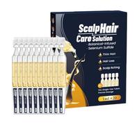 Solución para el crecimiento del cabello, soporte para el fortalecimiento de cabello, fórmula para aliviar e cuero cabelludo con efecto calmante, cuidado del cuero cabelludo con rápida absorción, pr