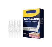 Solución para eliminar verrugas, elimina rápidamente crecimientos cutáneos y lunares. Set de ampollas para eliminar verrugas, suave y sin cicatrices, apto para todo tipo de piel