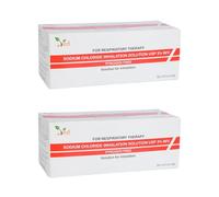Solución Salina Hipertónica para Inhalación VED, Cloruro de Sodio (NaCl) al 3%, Viales de Dosis Unilateral de 4.0 ml para Adultos y Niños (3%, 100 Unidades)