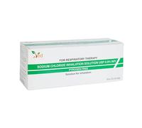 Solución salina isotónica para inhalación VED, cloruro de sodio (Na l 0,9%, 50 viales monodosis de 2,5 ml para adultos y niños