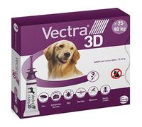 Solución spot-on Vectra® 3D para perros de más de 25-40 kg - 3 pipetas