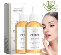 Solución Tónica De Ácido Glicólico Al 7%, Tónico Exfoliante De Ácido Glicólico Al 7%, Tónico Exfoliante E Hidratante Para Una Piel Más Suave Y Luminosa, Sérum Exfoliante Facial (2 unidades)
