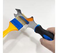 Solución universal con varias herramientas - espátula multifunción de acero inoxidable | Raspador multifunción con placa de impacto | Herramienta de pintura inoxidable para renovación, masilla