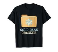 Solucionador de Archivos de Casos de Cold Case Cracker Investigator Detective Camiseta