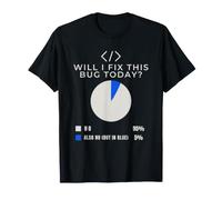 ¿Solucionaré Este Error Hoy Divertido Programador desarrollador TI Guy Camiseta