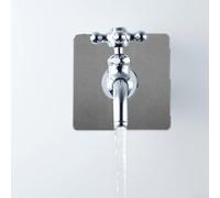 Soluciones cuadradas para cubierta de pared, 5 placas decorativas para instalaciones eléctricas (52 mm)