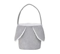 Soluciones de Almacenamiento para áreas Comunes Conejito de Pascua Conejito para Pascua Bolsas de cubo de Pascua con orejas de conejo Lindo soporte de almacenamiento de juguetes de (Grey, 37x20cm)