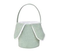 Soluciones de Almacenamiento para áreas Comunes Conejito de Pascua Conejito para Pascua Bolsas de Cubo de Pascua con Orejas de Conejo Lindo Soporte de Almacenamiento de Juguetes de (Green, 37x20cm)