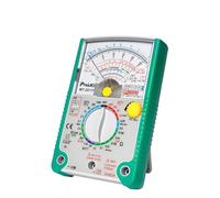 Soluciones de herramientas Pro'sKit MT-2017N Función de protección Dial multímetro analógico Funda protectora robusta al lado, soporte integrado y diseño de conexión (MT-2017N)