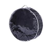 Soluciones de Organización Contenedor de almacenamiento navideño Contenedor de almacenamiento de coronas navideñas Incluye soporte de almacenamiento de coronas navideñas Cremallera Correa (B, 76x20cm)