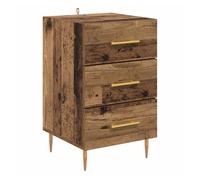 Soluna home - mesitas de noche madera madera oscura 40 x 40 x 66 cm