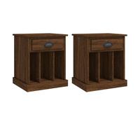 Soluna home - mesitas de noche verónica paz madera 43 x 36 x 50 cm 2 piezas