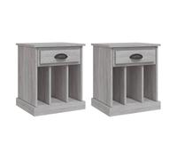 Soluna home - mesitas de noche verónica paz madera 43 x 36 x 50 cm 2 piezas