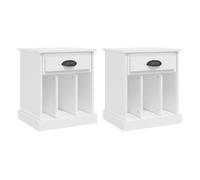 Soluna home - mesitas de noche verónica paz madera 43 x 36 x 50 cm 2 piezas