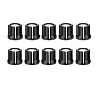 SolUptanisu Botón de Volumen de Guitarra Eléctrica,10 Pcs Perillas de Volumen de Control de Tapa de Interruptor reemplazo para Bajo en Forma de D Guitarra Eléctrica