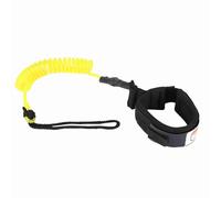 SolUptanisu Correa de Tabla de Surf,Cuerda de Pie reemplazo para Surfear en Kayak, Resorte Enrollado Cuerda reemplazo para Kayak Cinturón de Amarre Remolque de Carga Cinturón de Sujeción(Amarillo)