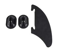 SolUptanisu Surfboard Fins,Kayak Fin Aleta reemplazo para Tabla de Surf Surfboard Thruster Surf Fins Aleta de Seguimient Cuenca Negro Accesorio reemplazo para Canoa Tablero Kayak Barcos