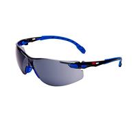 Solus S1102S gafas de seguridad, antiniebla, lente transparente, Azul/marco negro