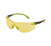 Solus S1203S gafas de seguridad, lente transparente, antivaho, verde/negro marco
